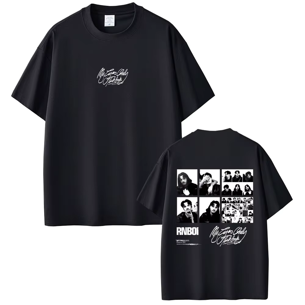 T-shirt Rapper RnBoi My Eyes Only Flashback Album Merch 2026 pour Hommes et Femmes, Mode Hip Hop, Mu