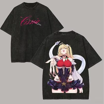T-shirt délavé Zenless Zone Zero, nouveau modèle 2026, vêtement de style personnalisé, tenue toute l
