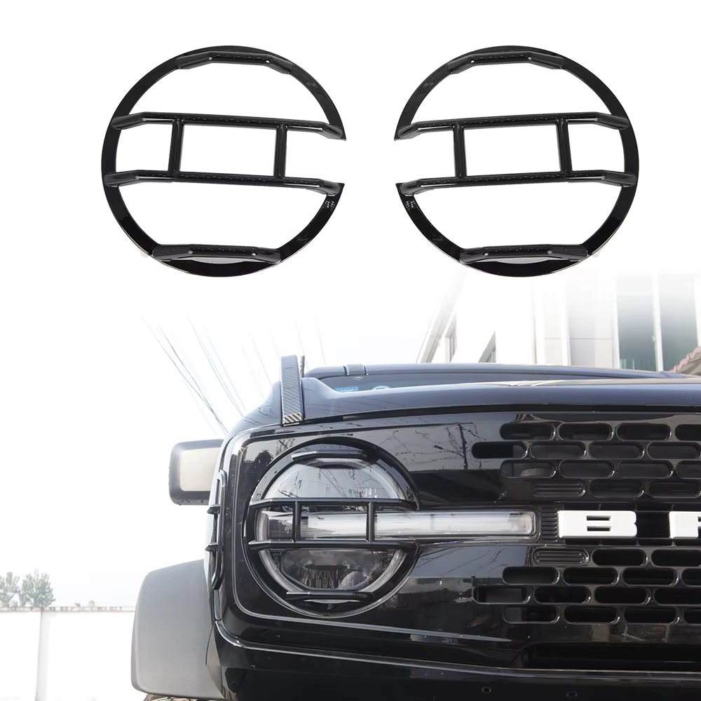 Caches de phares pour Ford Bronco 2021-2026, Protections de phares avant, Cadre de décoration, Acces