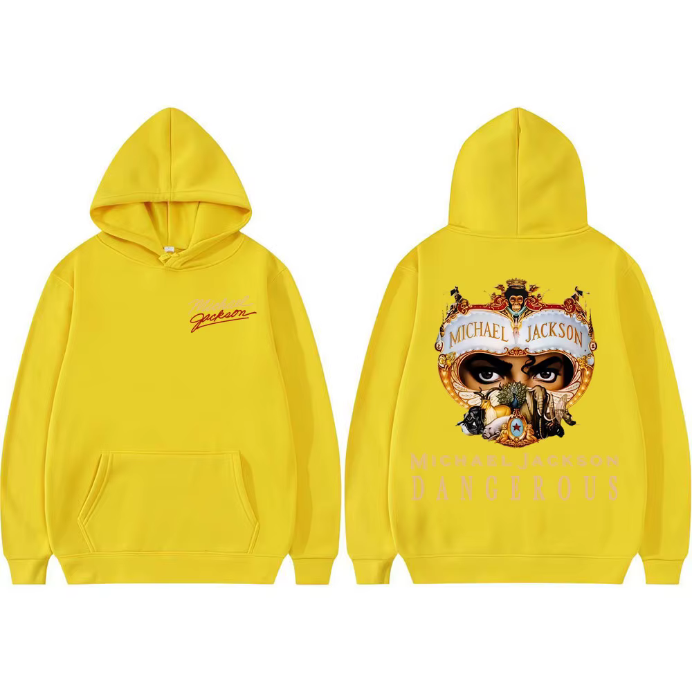 Sweat-shirts à capuche King of Pop Michael Jackson Dangerous Merch pour hommes et femmes, style Hara
