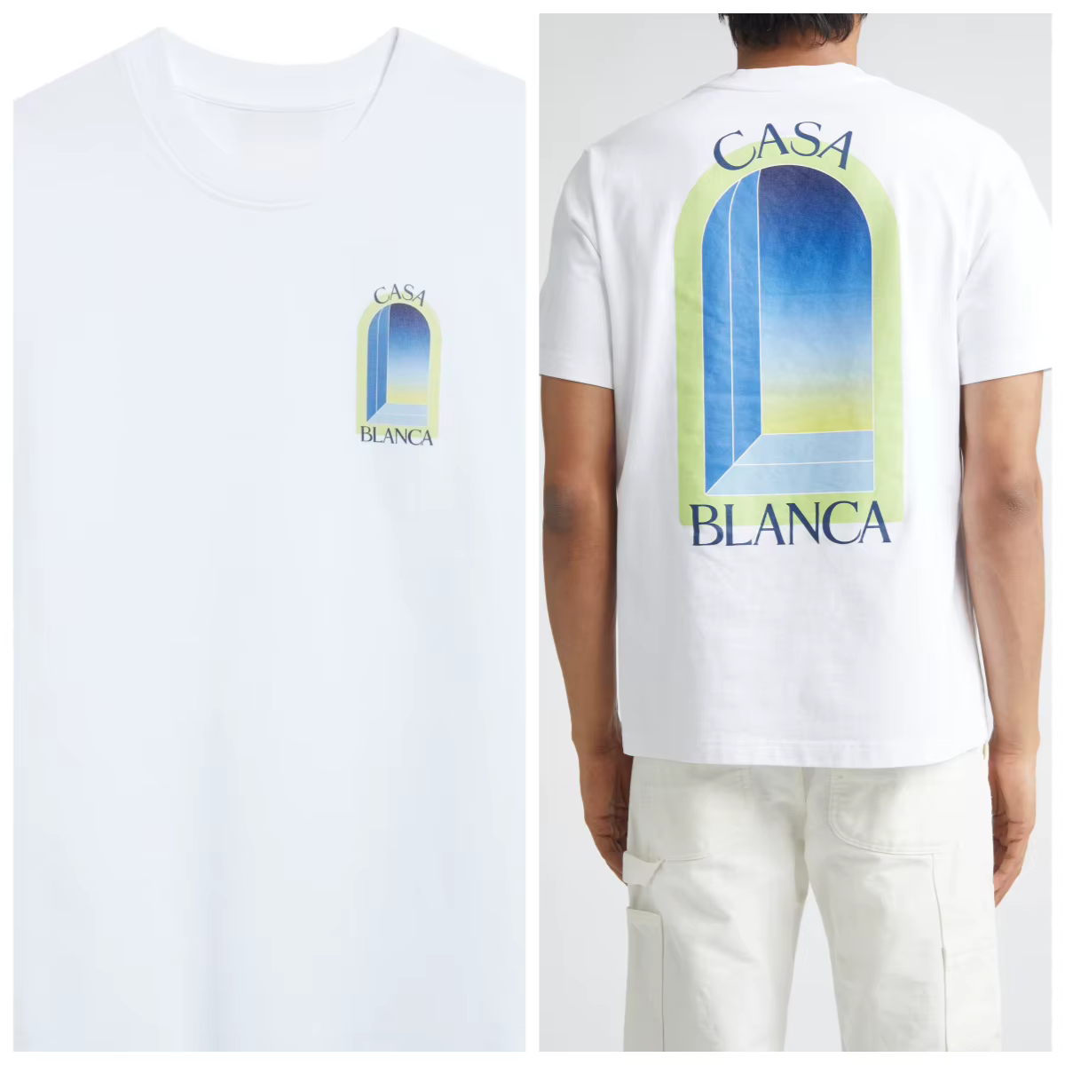 T-shirt de sport de luxe unisexe Casablanca, T-shirt respirant en coton pour homme tendance 2026, Sw