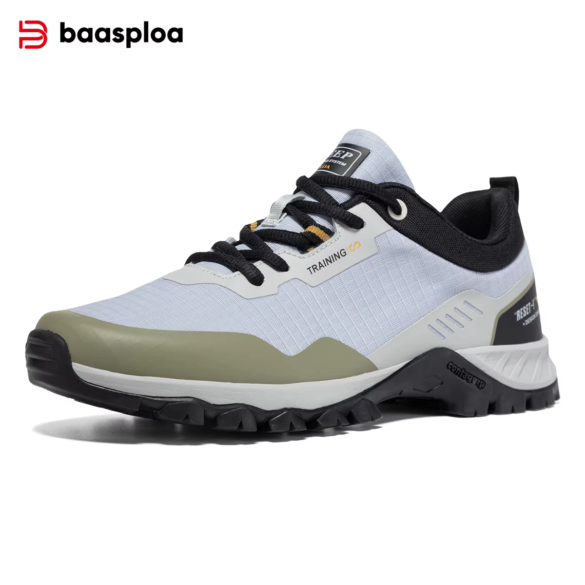 Baasploa – chaussures de randonnée pour hommes, baskets imperméables à lacets, à la mode, pour Campi