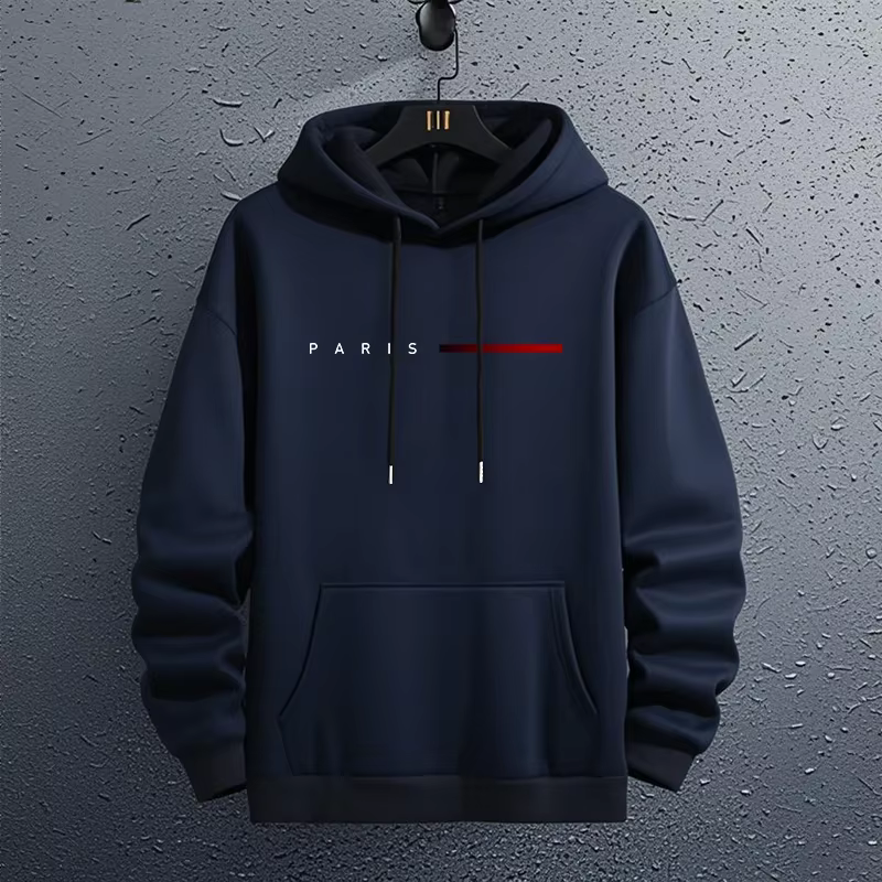 Paris pulls à capuche de mode pour hommes toutes saisons quotidien décontracté sport sweats à capuch