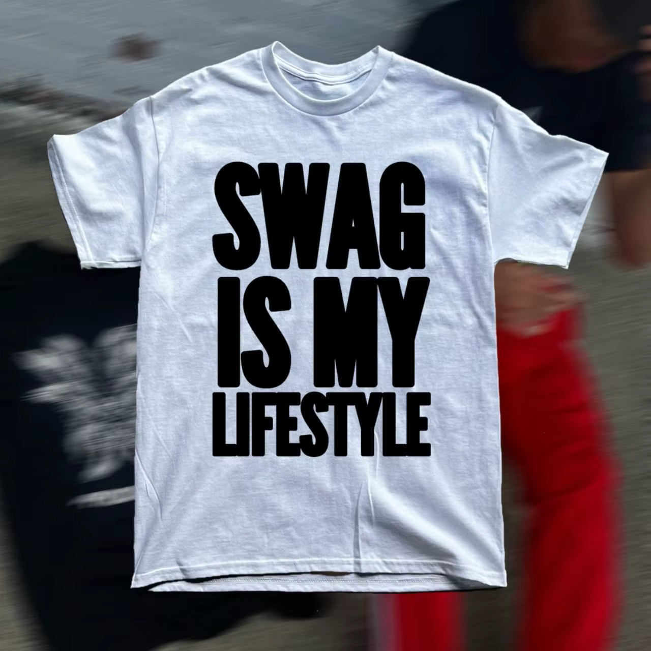 SWAG ISMY LIFESTYLE Nouveaux T-shirts Printemps-Été Y2K High Street Punk American Printemps-Été Homm