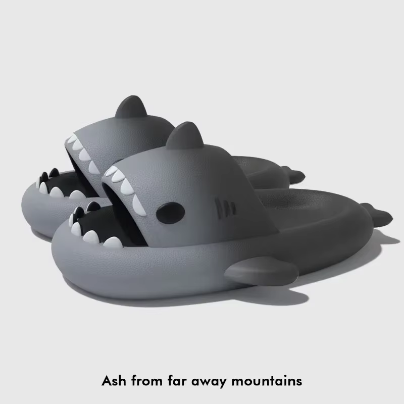 Shark Clapper pantoufles nuage femmes diapositives été plage intérieur sandale hommes mâle tongs mai
