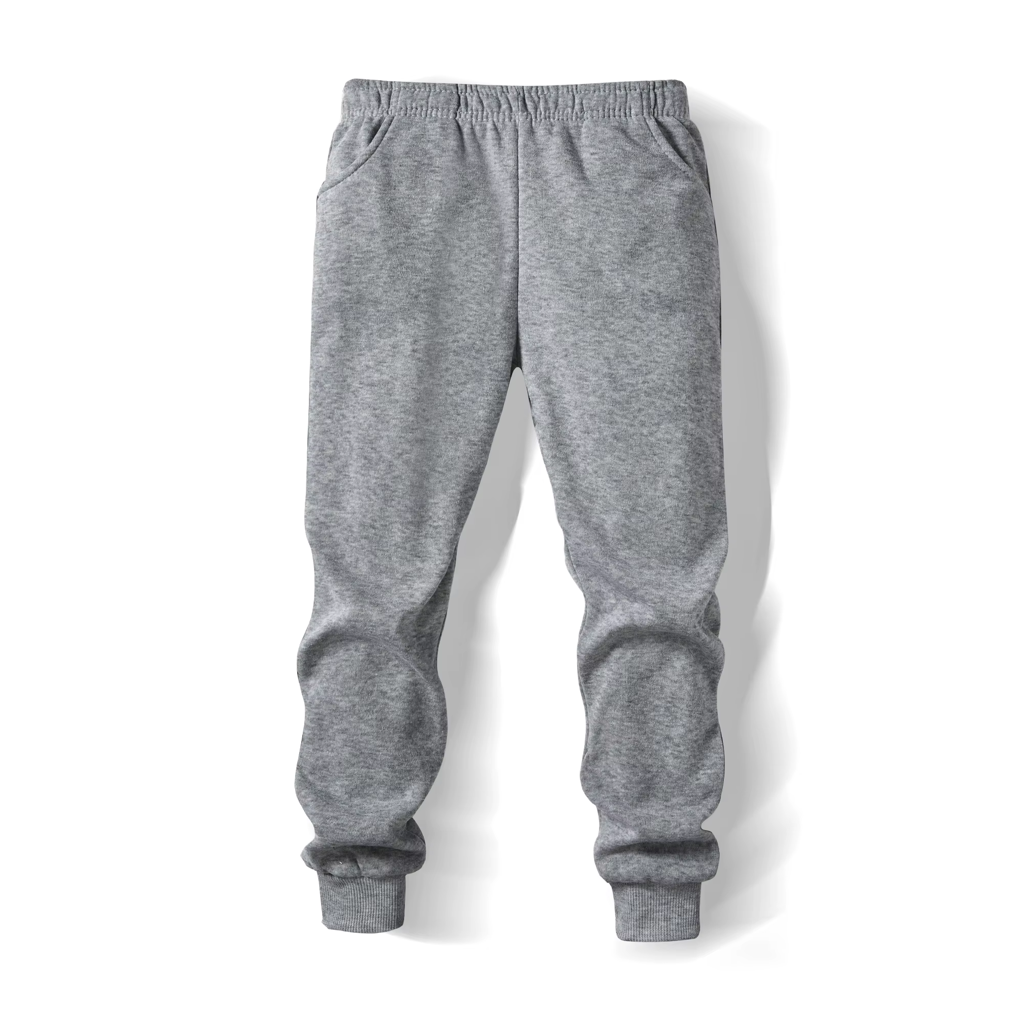 Pantalons de survêtement de couleur unie pour garçons et filles – Pantalons de sport décontractés, c