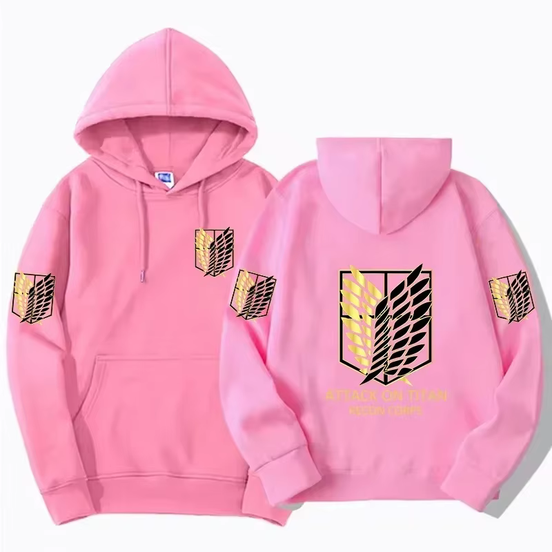 Sweat-shirt imprimé Attack on Titan pour hommes et femmes, sweat-shirt à col rond, mode Streetwear, 
