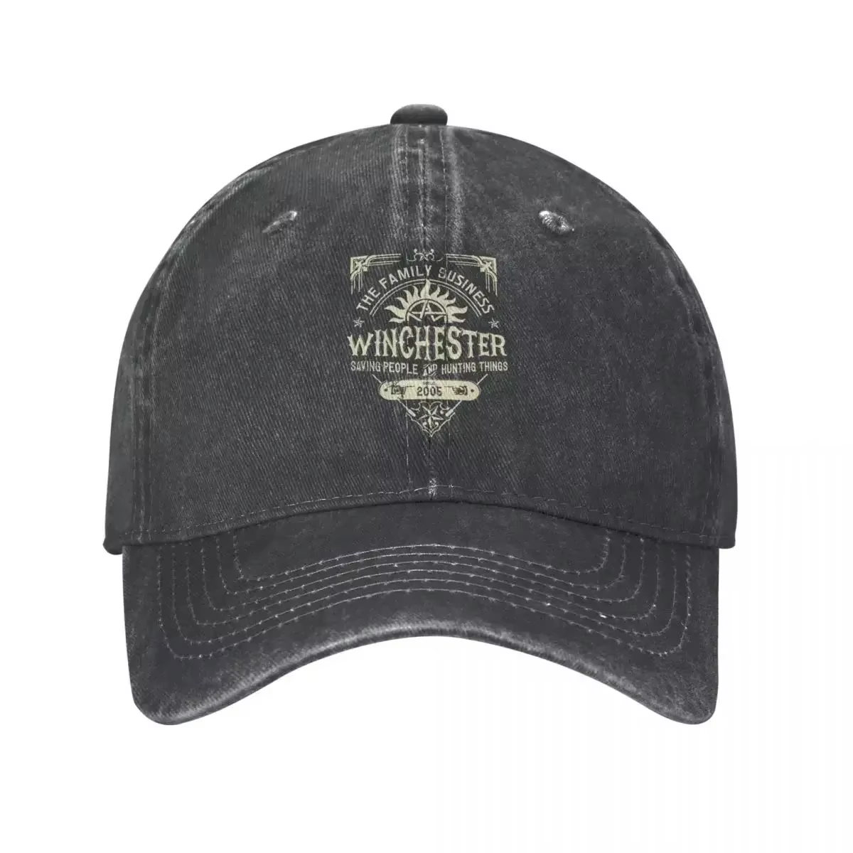 Casquettes de Baseball Winchester surnaturelles Hip Hop Vintage pour hommes, chapeau à rabat en Deni