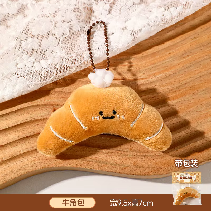 Pain mignon, sacs en peluche, pendentifs, porte-clés, accessoires créatifs pour petites poupées, ven