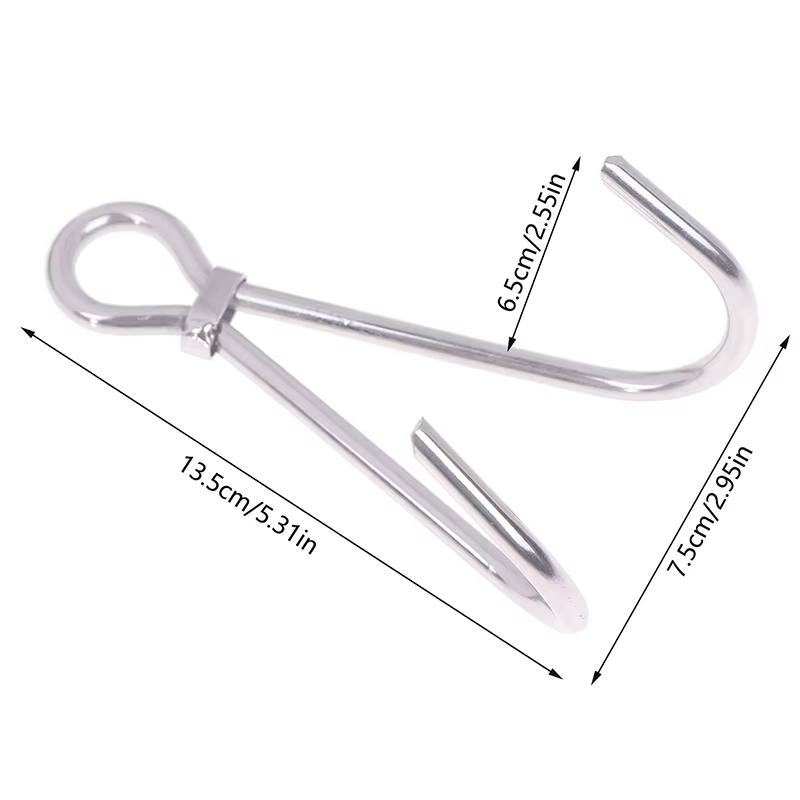 Double crochet de récif de plongée sous-marine, équipement de sécurité, crochet de plongée à dérive 