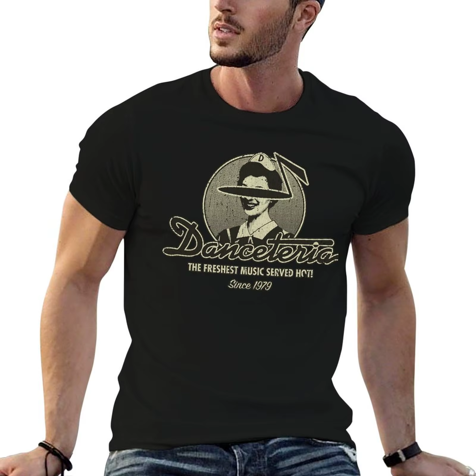 Danceteria NYC 1979 T-Shirt t-shirts amusants en coton pour hommes, t-shirts de luxe pour hommes