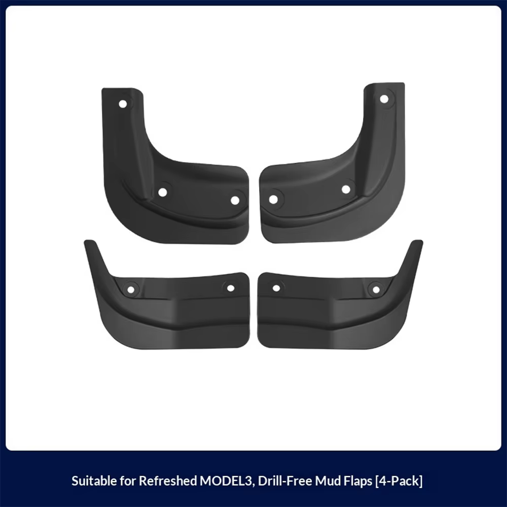 Pour Tesla Model Y/3, garde-boue avant et arrière pour Model YL, accessoires de protection des ailes