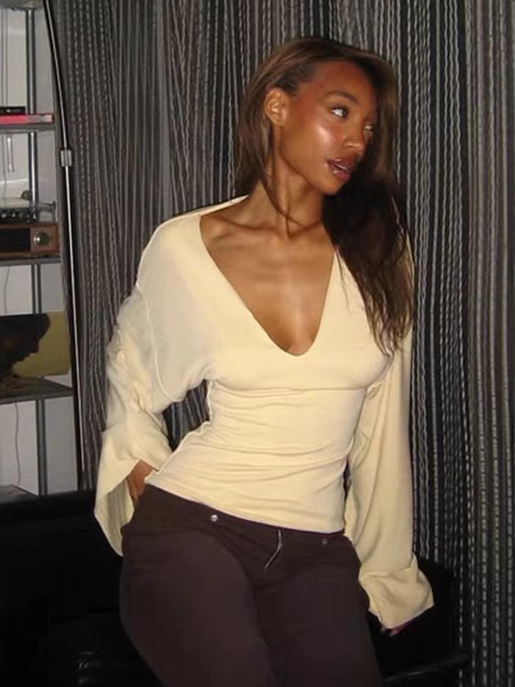 Batwing – t-shirt à manches longues pour femmes, Streetwear, coupe ample, pull, vêtements féministe,