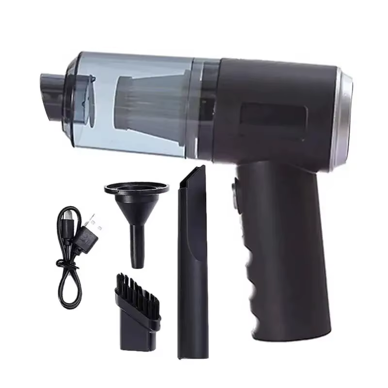 Aspirateur soufflant intégré pour voiture et ménage, chargement USB, aspirateur soufflant, petit, 3 