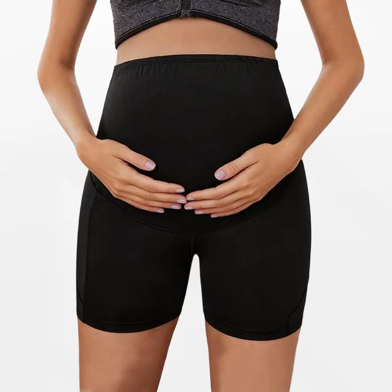 Vêtements de maternité, leggings, shorts de yoga, pantalons, shorts de sport taille haute minimalist