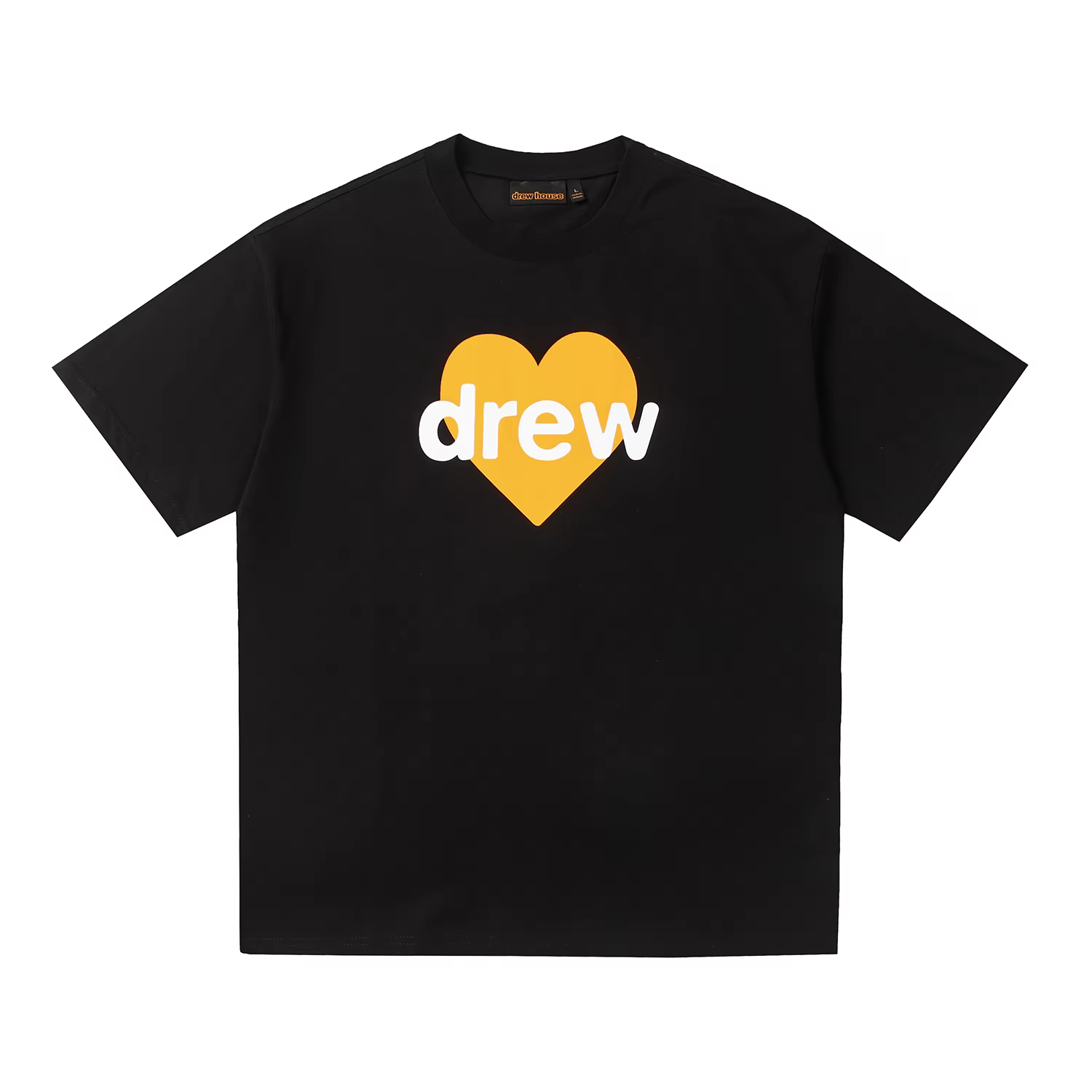 Drew House – T-shirt vintage déchiré pour hommes et femmes, T-shirt ample à manches courtes avec imp