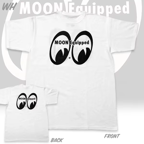 T-shirt en coton avec logo Moon Modified Car Motorcycle Brands, t-shirt graphique pour hommes et fem