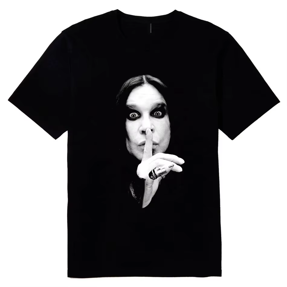 Ozzy Osbourne Heavy Metal Legend T-shirt noir femmes col rond T-shirt réimpression humoristique T-sh