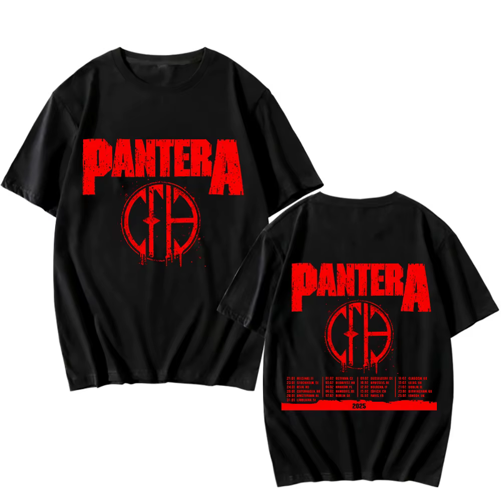 Pandora Band-T-shirt à manches courtes pour homme, T-shirt en coton, Vêtements environnants, Économi