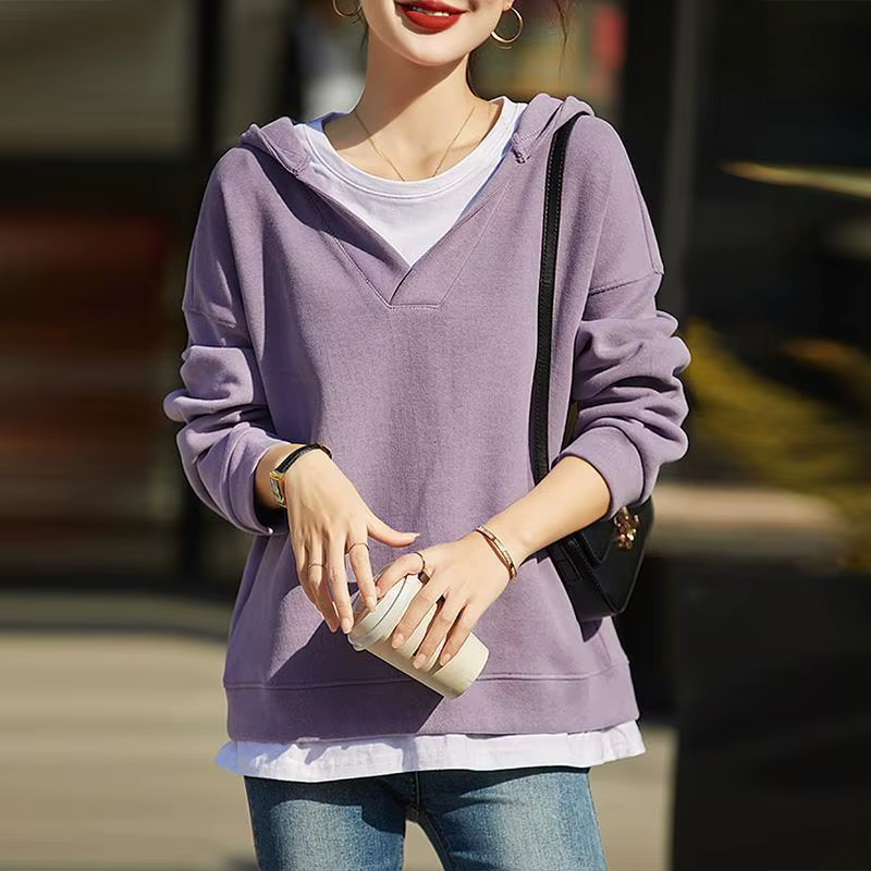 Sweat-shirt à capuche pour femme, vêtement jeune assorti, bon marché, Y2k, Vintage, haute qualité, v