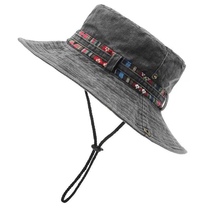 Chapeau d'été en coton pour hommes, protection UV, casquettes de soleil polyvalentes, plein air, esc