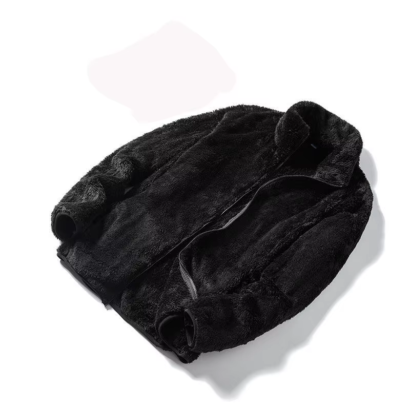 Veste à capuche à la mode pour hommes, avec polaire épaisse, coupe-vent et résistante au froid, chau