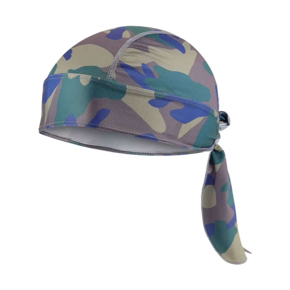 Casquette de cyclisme camouflage à séchage rapide pour hommes, écharpe de tête, écharpe de course, b