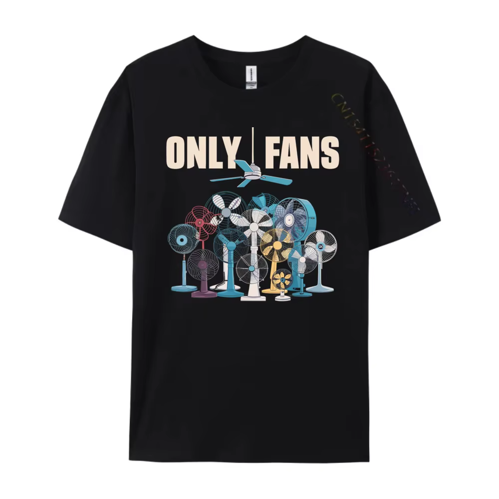 T-shirts en coton imprimés à manches courtes pour hommes, tailles S-5XL, collection 2026 Only Fans, 