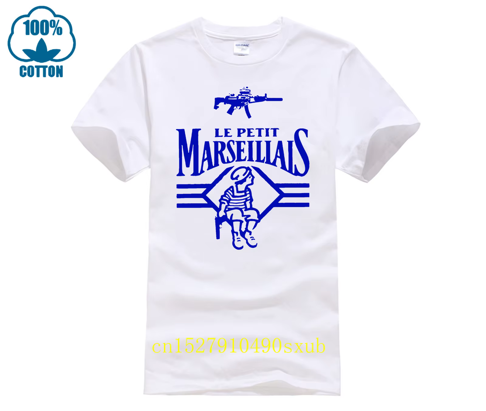 Hommes t-shirt t-shirt lil dangereux Marseille t-shirts homme marque teeshirt hommes été coton t-shirt