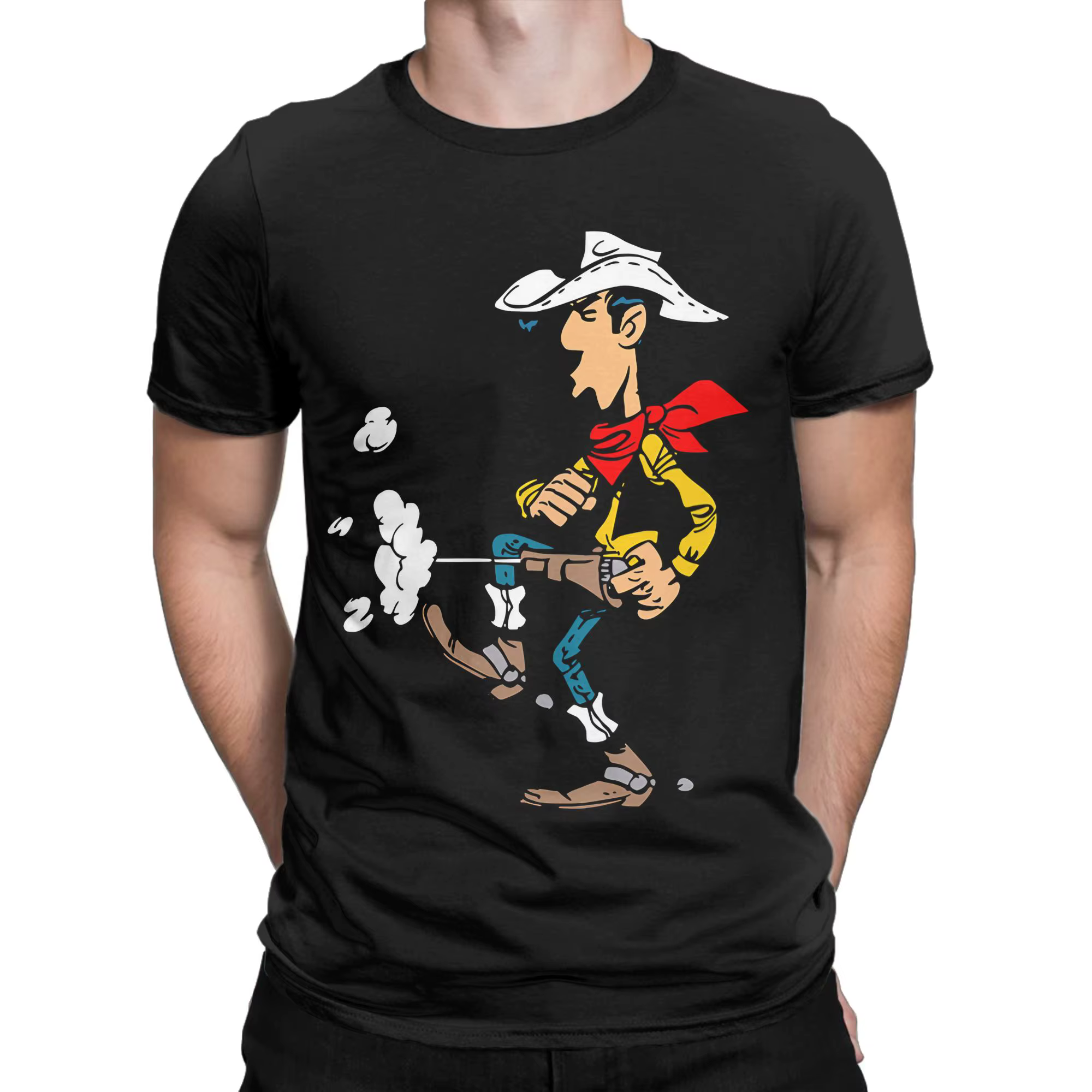 T-shirts Lucky Luke pour hommes