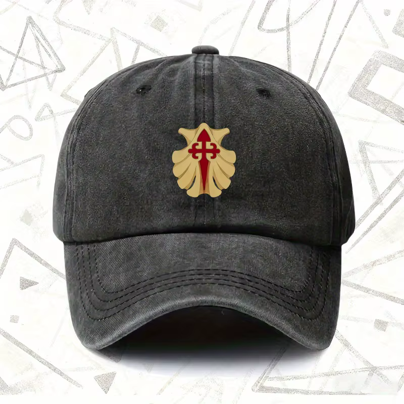 1 pièce, casquette vintage délavée « Camino De Santiago »