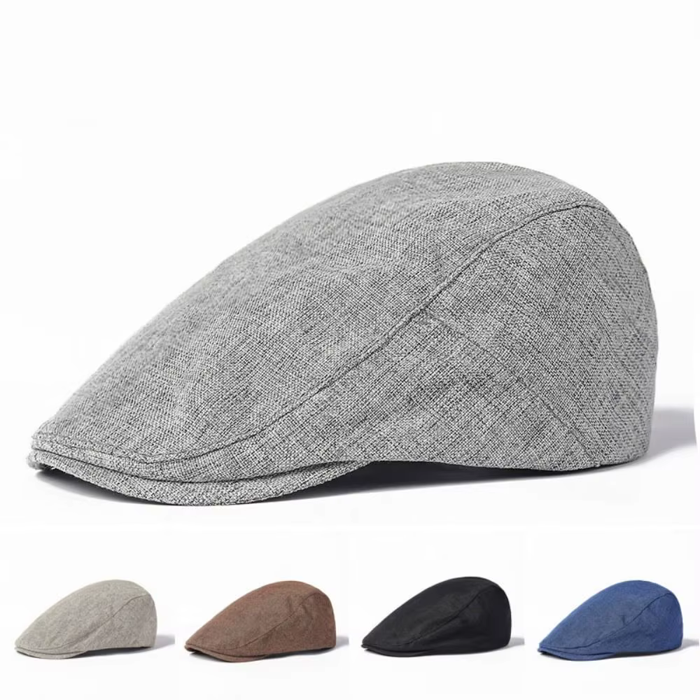 Béret vintage pour homme en coton