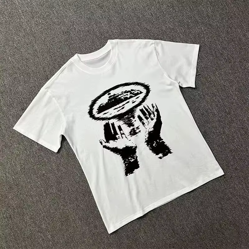 T-shirt et short oversize graphiques Streetwear Rules The World pour homme – Typologie audacieuse