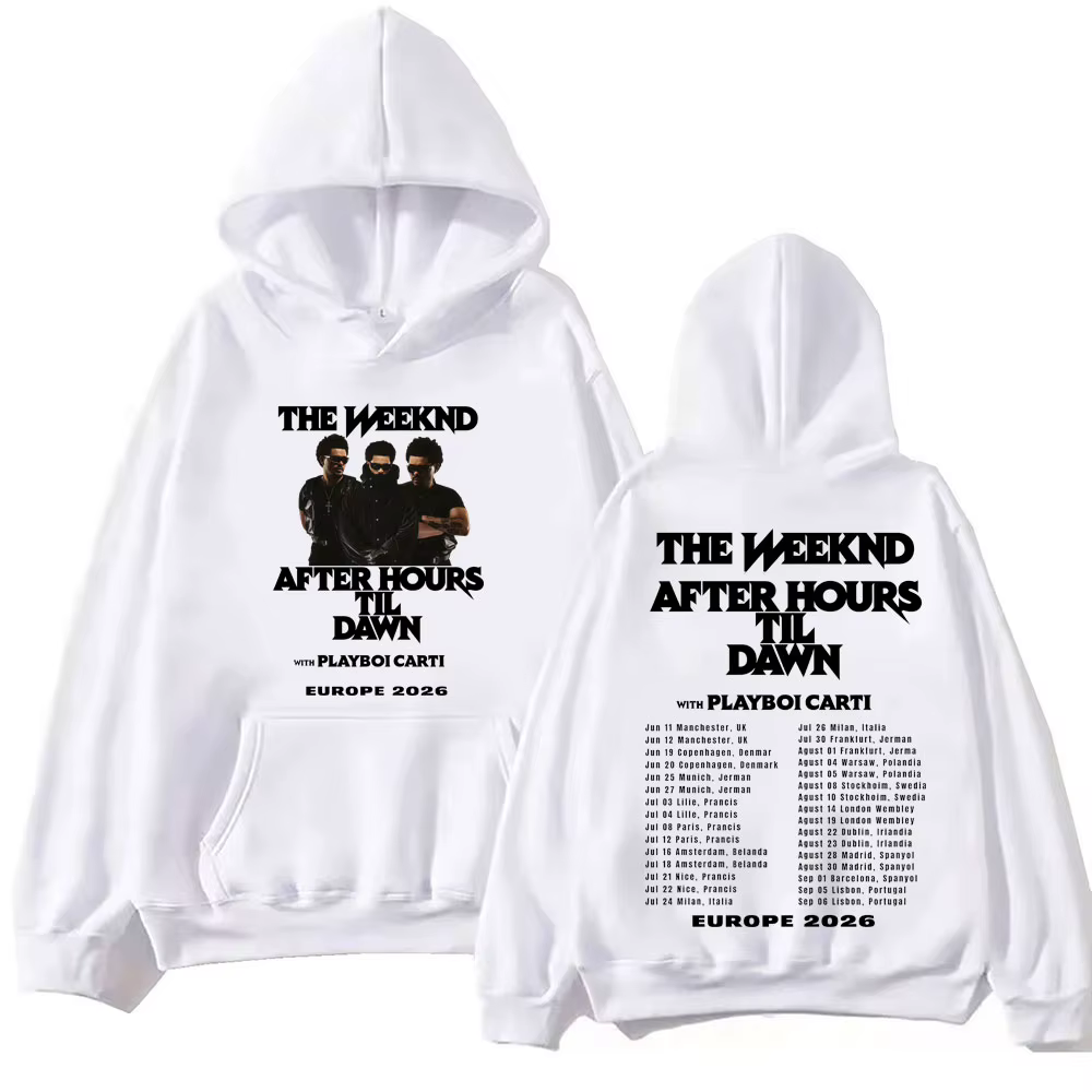 Sweat-shirt The Weeknd After Hours Til Dawn Tour 2026 pour hommes et femmes