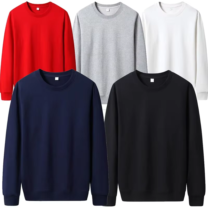 Sweat à capuche fin de couleur unie pour hommes