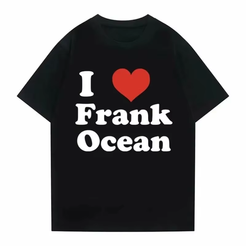 J'aime Frank T-shirts hommes femmes blond Hip Hop tendance t-shirt océan mode