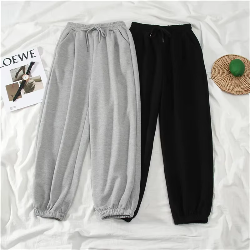 Pantalon de survêtement gris unisexe