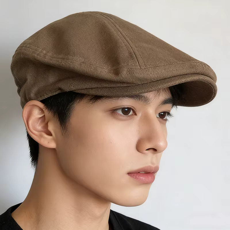 Casquette Gavroche Vintage en Lin Respirante et Légère