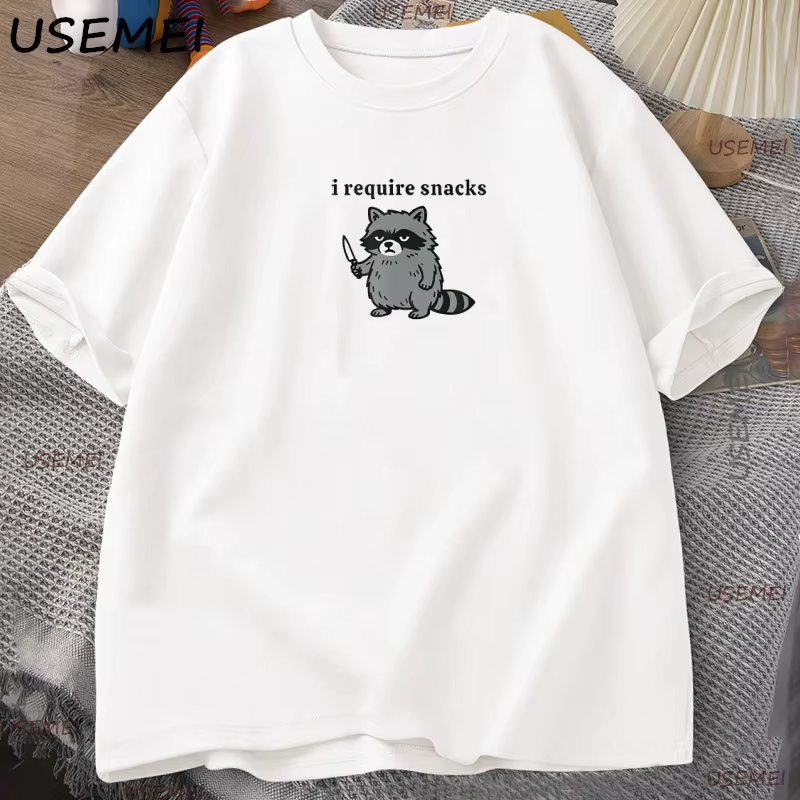 Je rechercher des collations T-Shirt drôle raton laveur hommes femmes